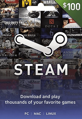 Free Steam Gift Card $100